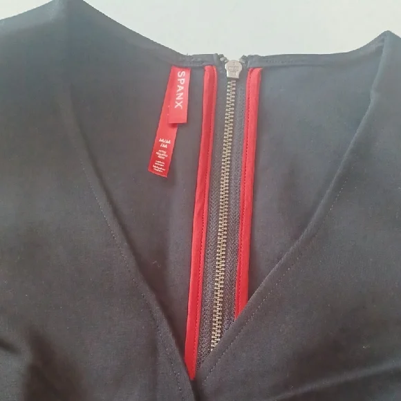 SPANX Classic Black Sleeveless Jumpsuit - Picture 4 of 12